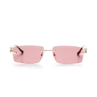 Monochromatic Sunglasses Rosa Oro