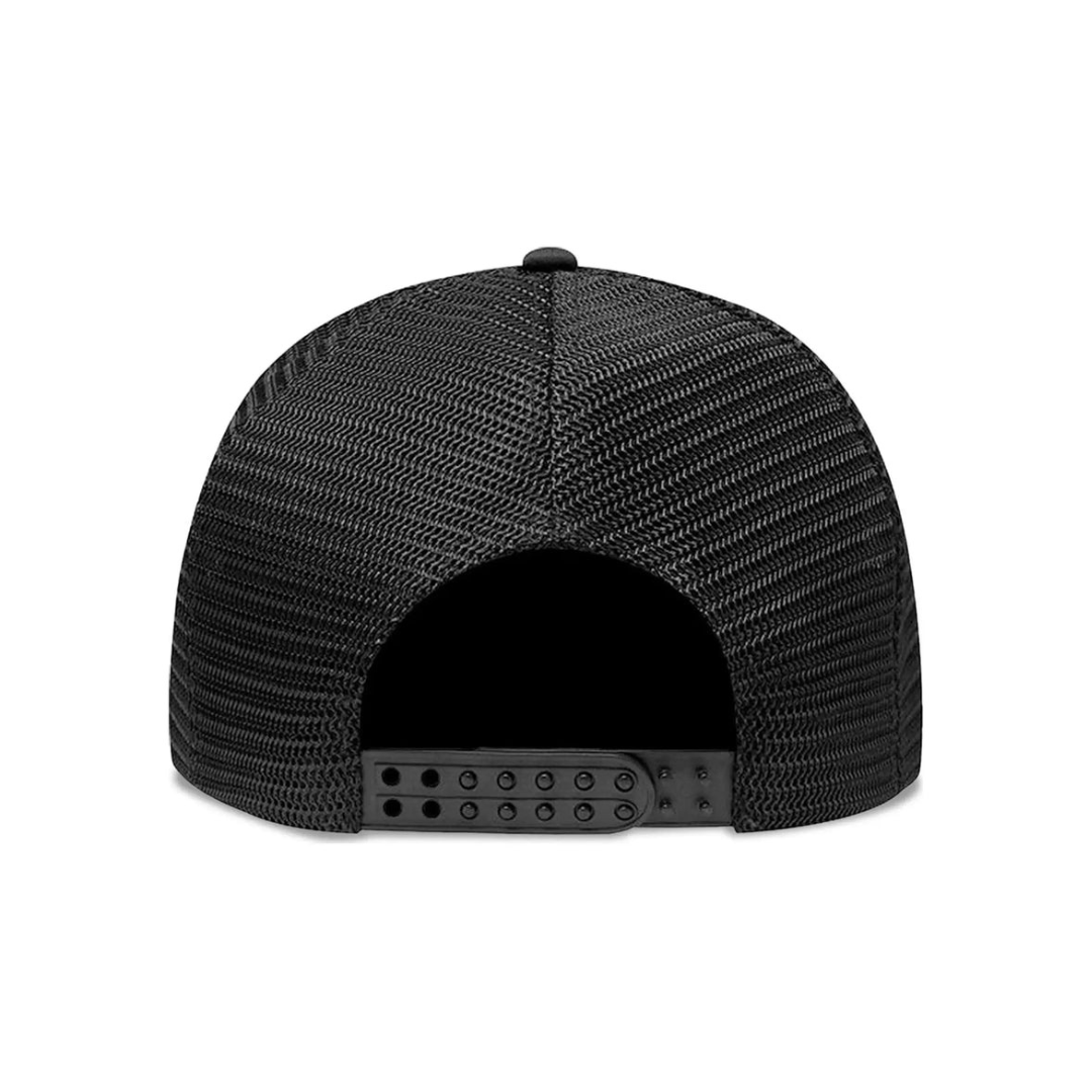 Trucker Alcatraz Cap Negro Rojo Ovalado