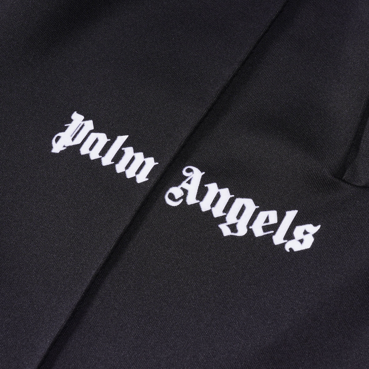 Pantalon Palm Angels Negro Corto Negro Con Rayas