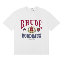 Camiseta Rh*de Beige Cremo Bordado