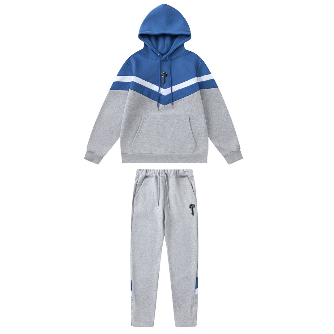 Conjunto Nova Neta Cobertura Azul Marino Blanco