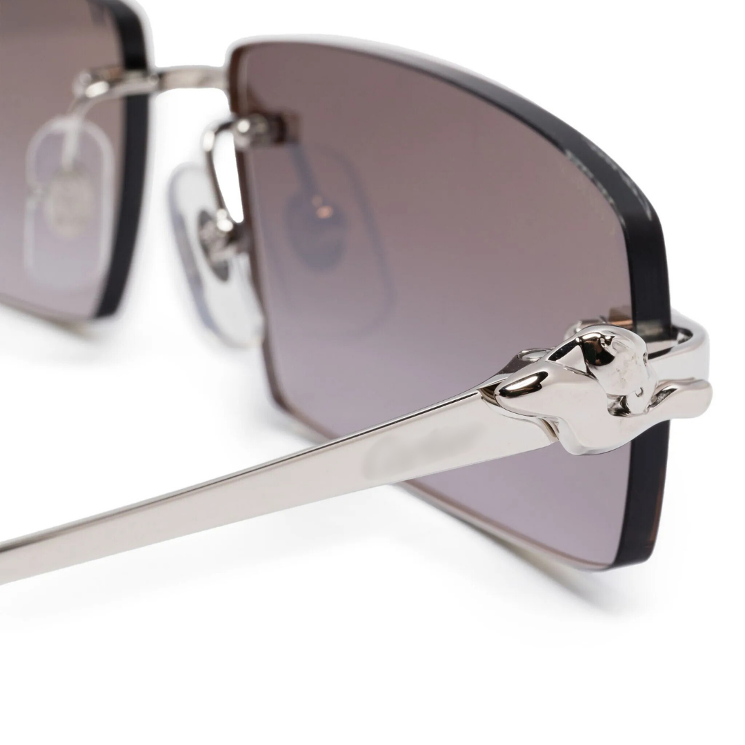 Monogram Sunglasses Liso Plateado