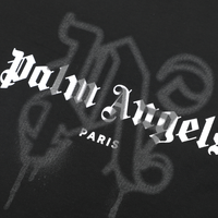 Palm Angels Palm Paris T-shirt - Negro Cielo Blanco Angel