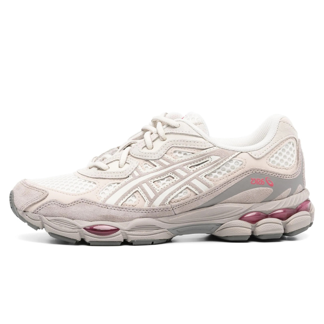 Asics Gel NY Liso Blanco Logo Rosa
