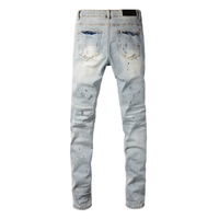 Amr Paint Ripped Jeans
