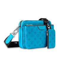 Messenger Trio Bag Azul Monograma