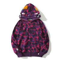 Bape Zip Hoodie Camo Negro Rosa