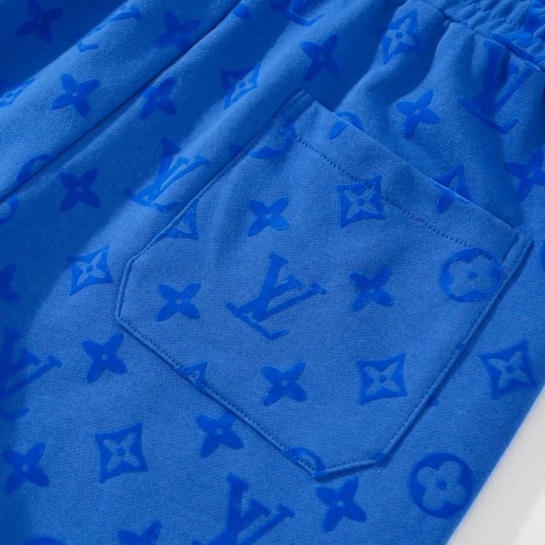 LV Shorts - Azul