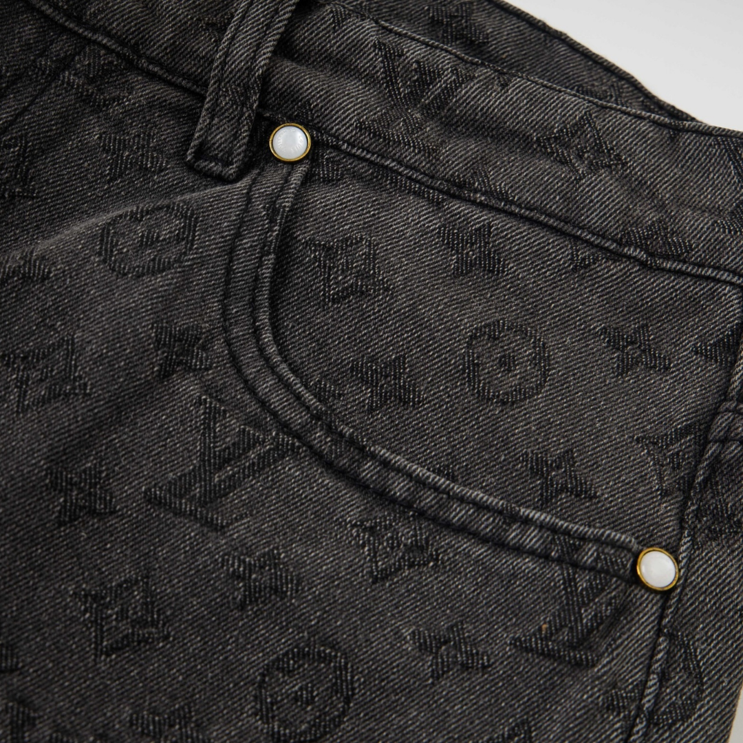 Louis Vuitton Monogram Jeans Monograma Negro