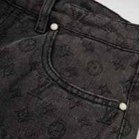 Louis Vuitton Monogram Jeans Monograma Negro