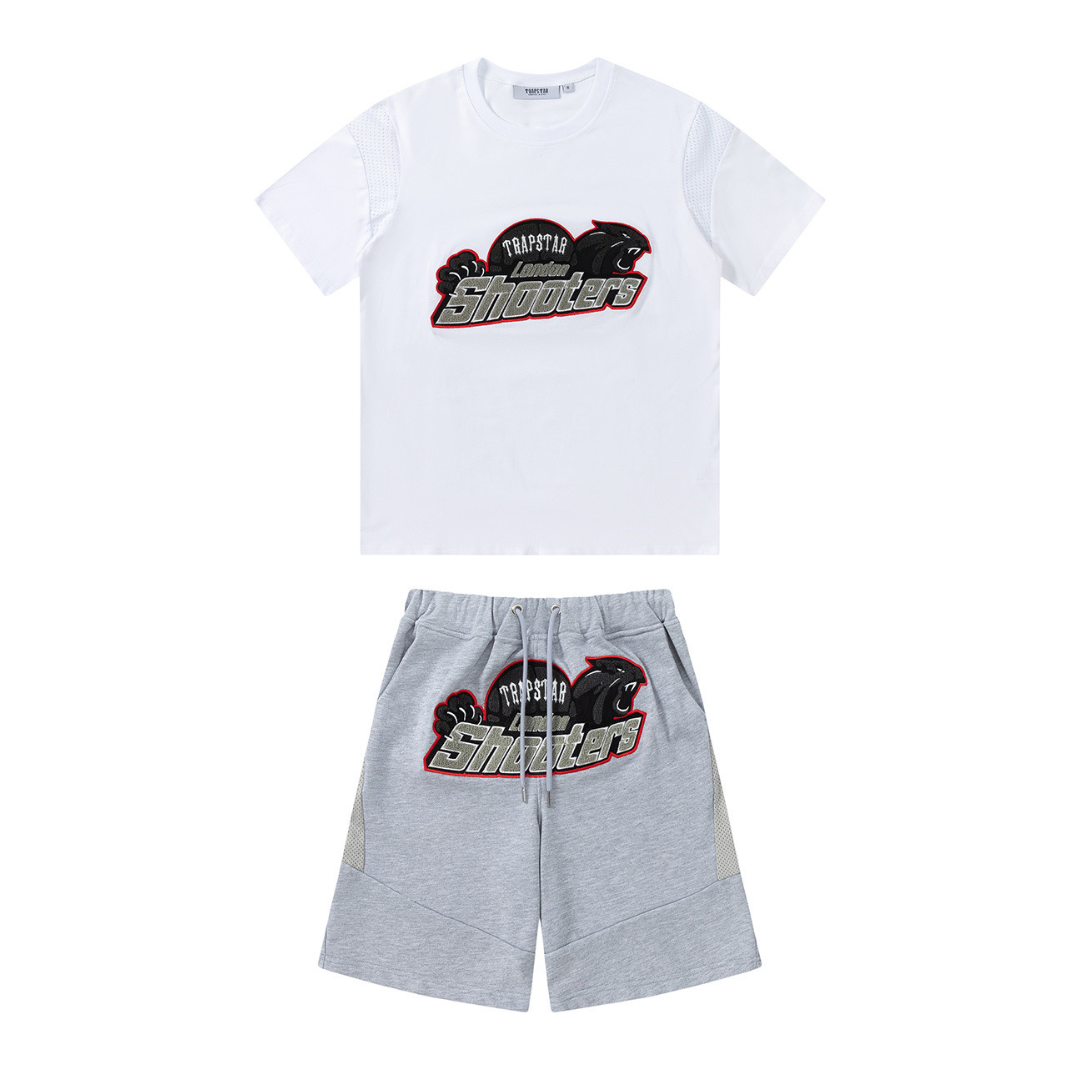 Conjunto Trapstar Blanco Blanco Rojo