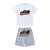 Conjunto Trapstar Blanco Blanco Rojo
