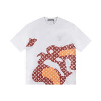 Monogram T-shirt Monograma Negro Blanco