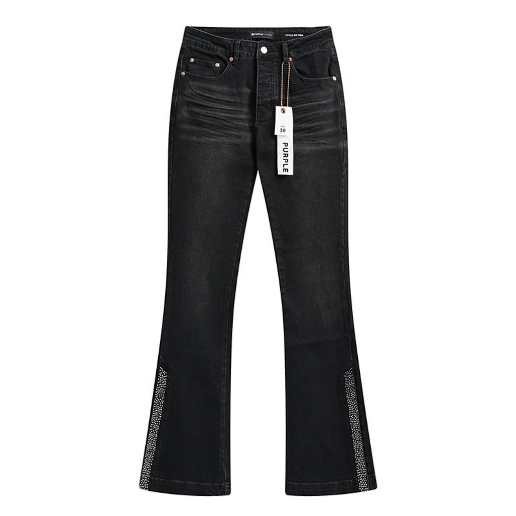 Purple Flared Jeans