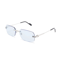 Monogram Sunglasses Blanco Rectangular