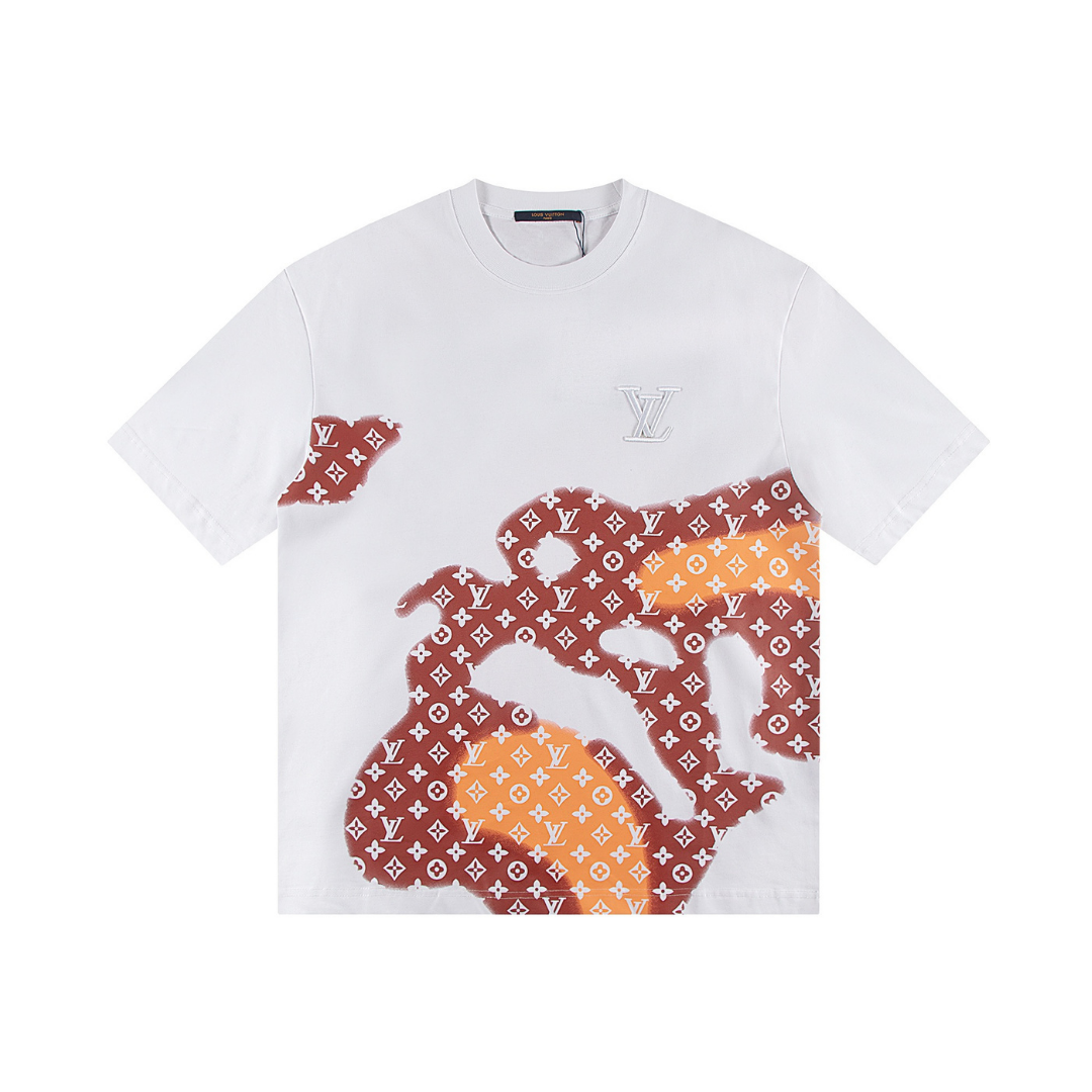 Monogram T-shirt Monograma Marron 3