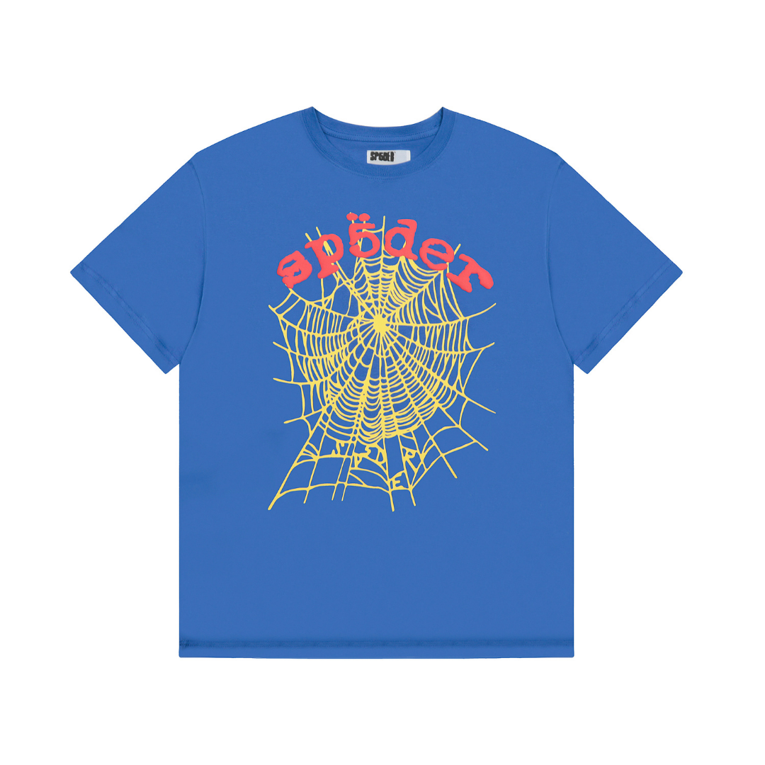 Camiseta Sp5der Azul Spider Web