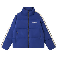 Palm Puffer Jacket Azul Blanco