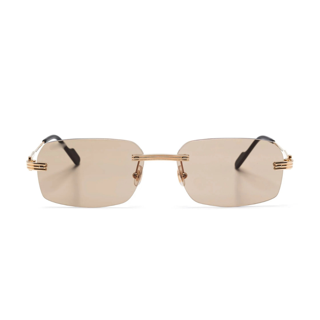 Monogram Sunglasses Rosa Metálica Puntas