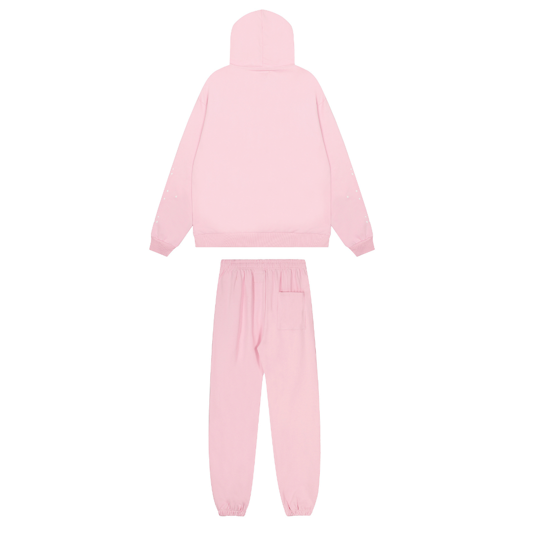 Buzo Sp5der Rosa Cielo Rosa Spiderweb