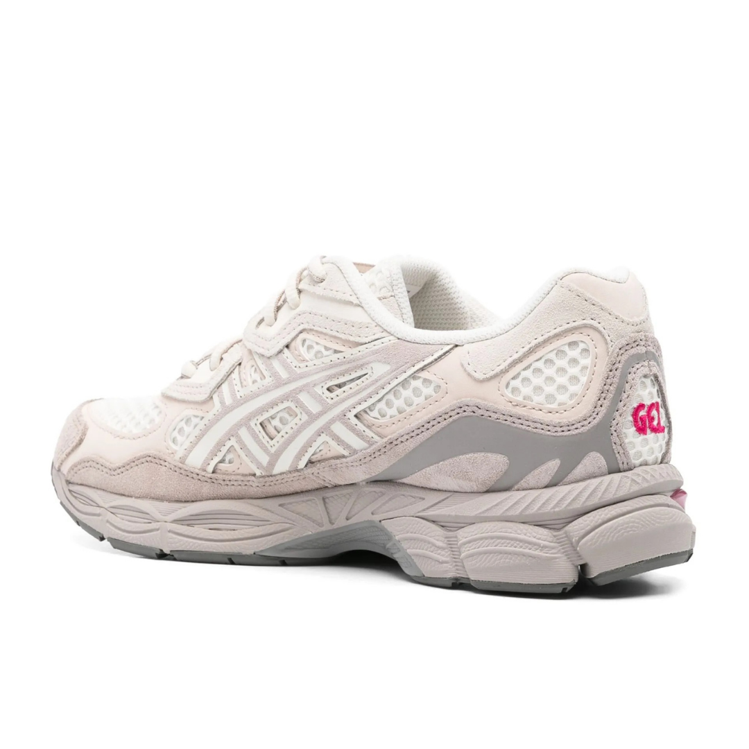 Asics Gel NY Liso Blanco Logo Rosa
