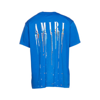 Amiri Amr Pain Blue T-shirt