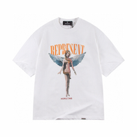 Camiseta Represent Negro Azul Blanco Angel