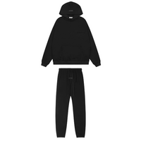 Essentials Black Tracksuit Negro 2