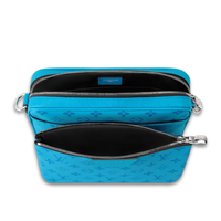 Messenger Trio Bag Azul Monograma