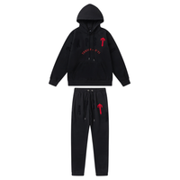 Conjunto Trapstar Negro/Rojo Rojo