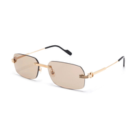 Monogram Sunglasses Rosa Metálica Puntas
