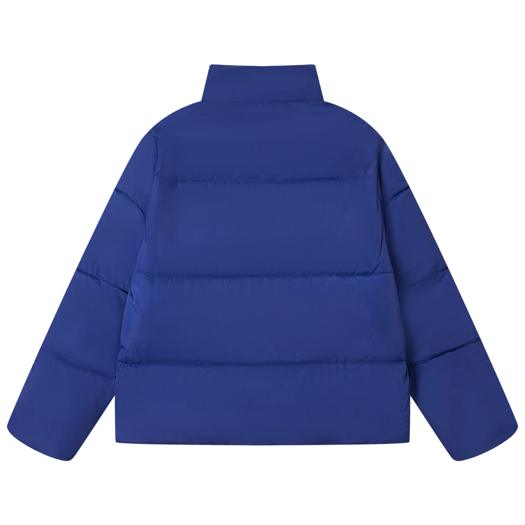 Palm Puffer Jacket Azul Blanco