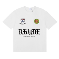 Camiseta Rh*de Blanco Estrellas Blanco Rojo