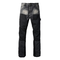 Amr Flared Black Jeans Negro
