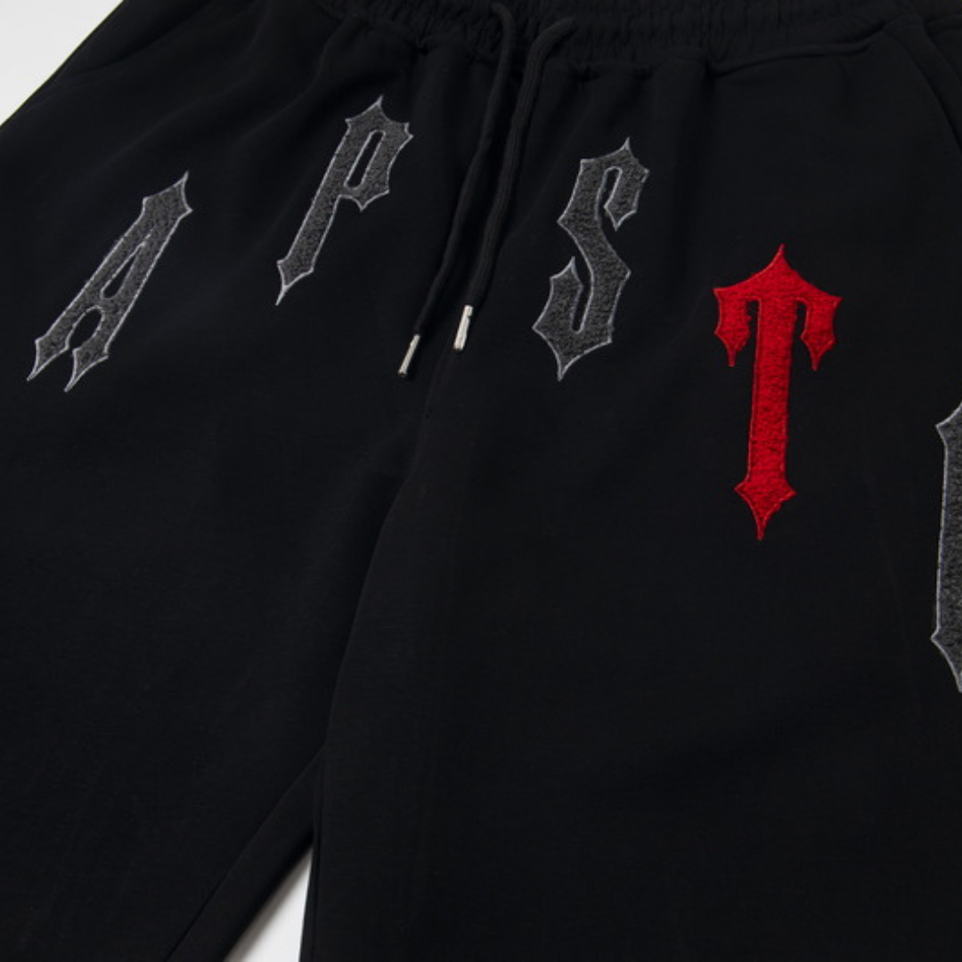 Conjunto Trapstar Negro/Rojo
