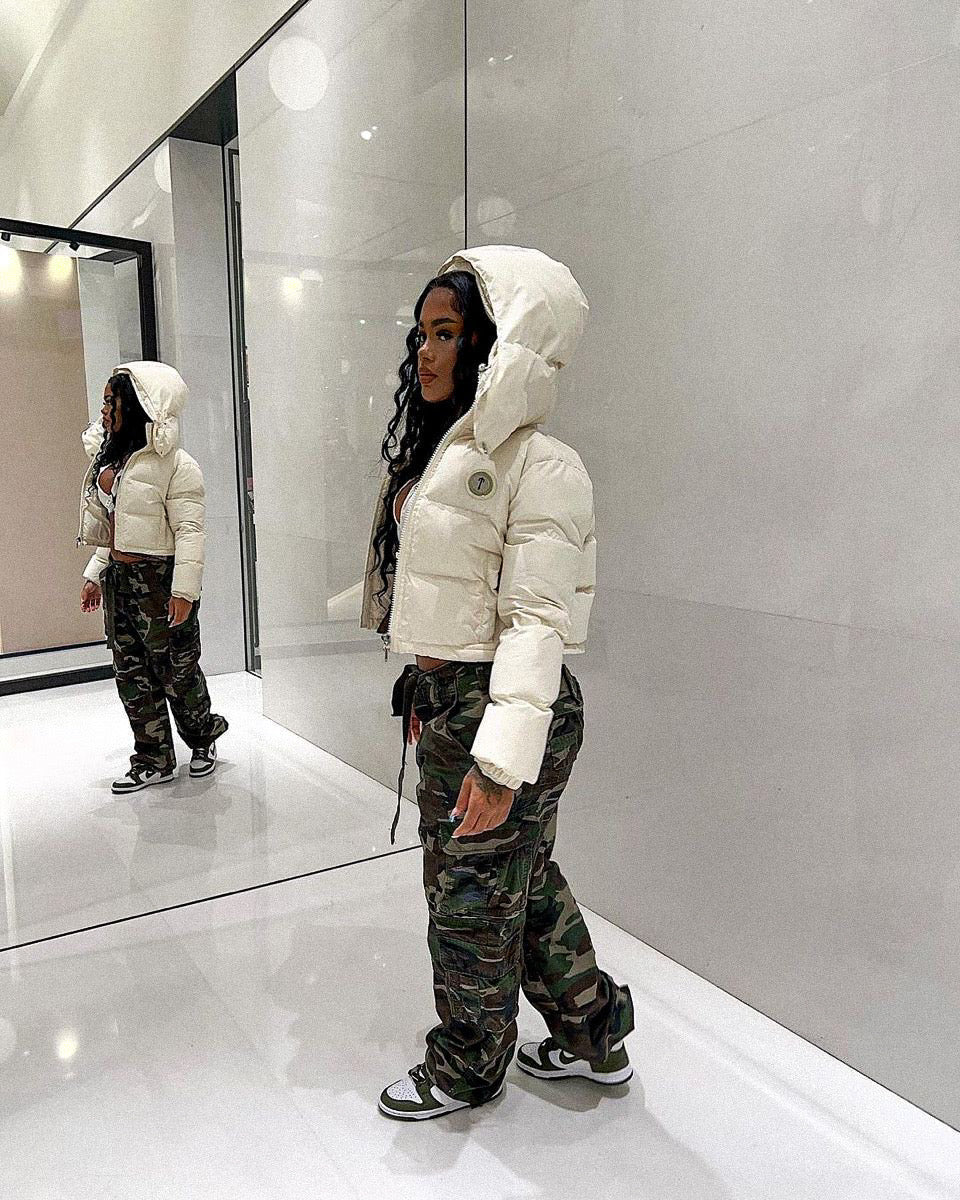 Women's Irongate Detachable Hooded Puffer Jacket · Trapstar · Nova Neta