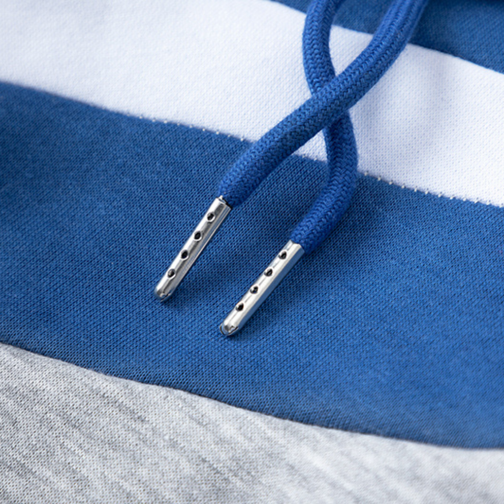 V-Stripe Hooded Blue Tracksuit · Nova Neta · Nova Neta