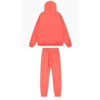 Essentials Orange Tracksuit Coral Hoodie