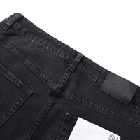 Purple Flared Jeans Denim Negro Confecciones