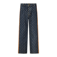 Monogram Jeans Camo Blanco