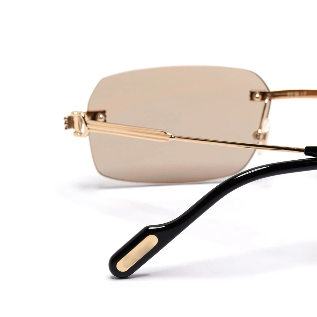 Monogram Sunglasses Rosa Metálica Puntas