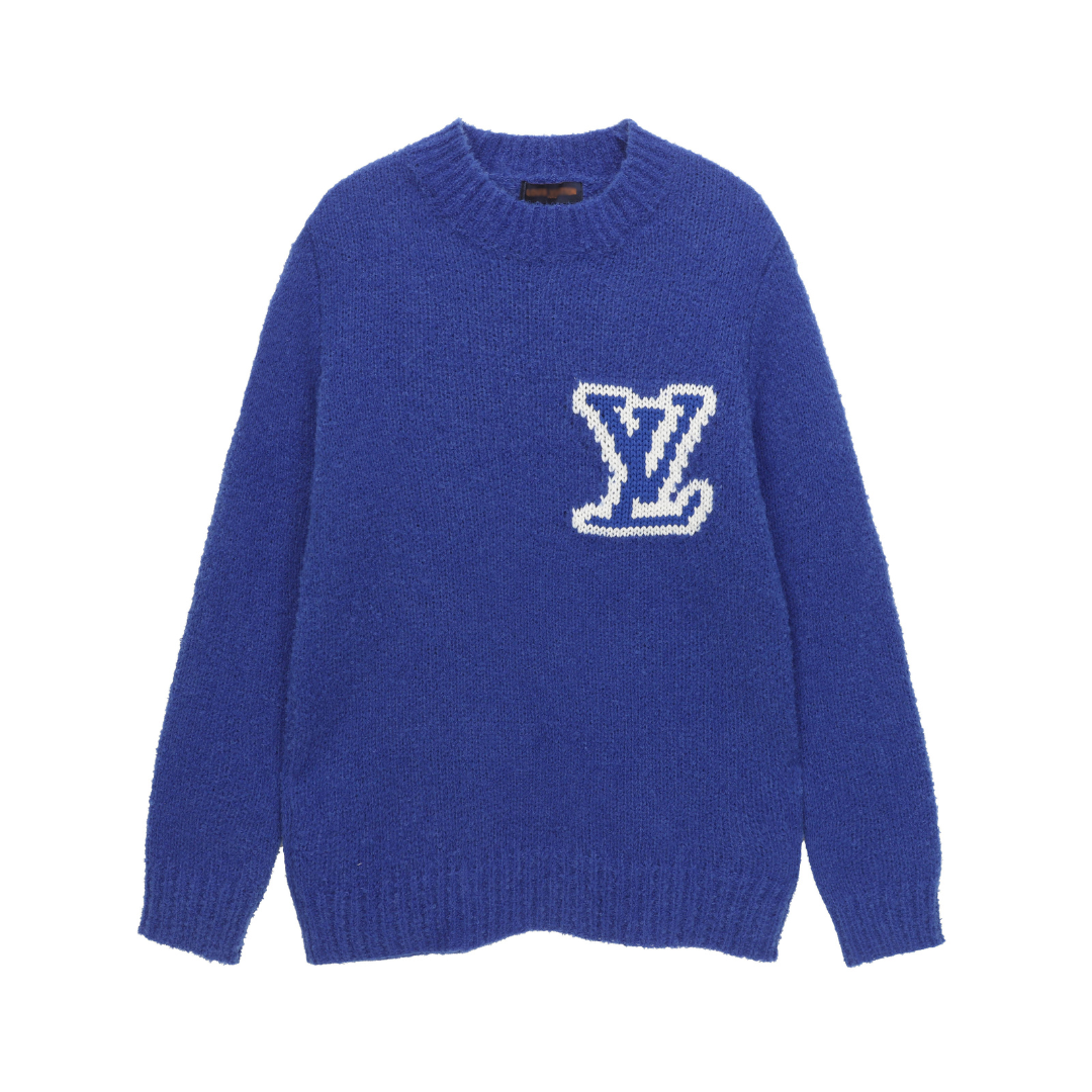 Monogram Sweater Cobrizo Monograma Blanco