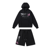 Conjunto Trapstar Negro Negro Rosa