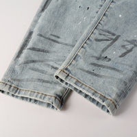 Amr Paint Ripped Jeans