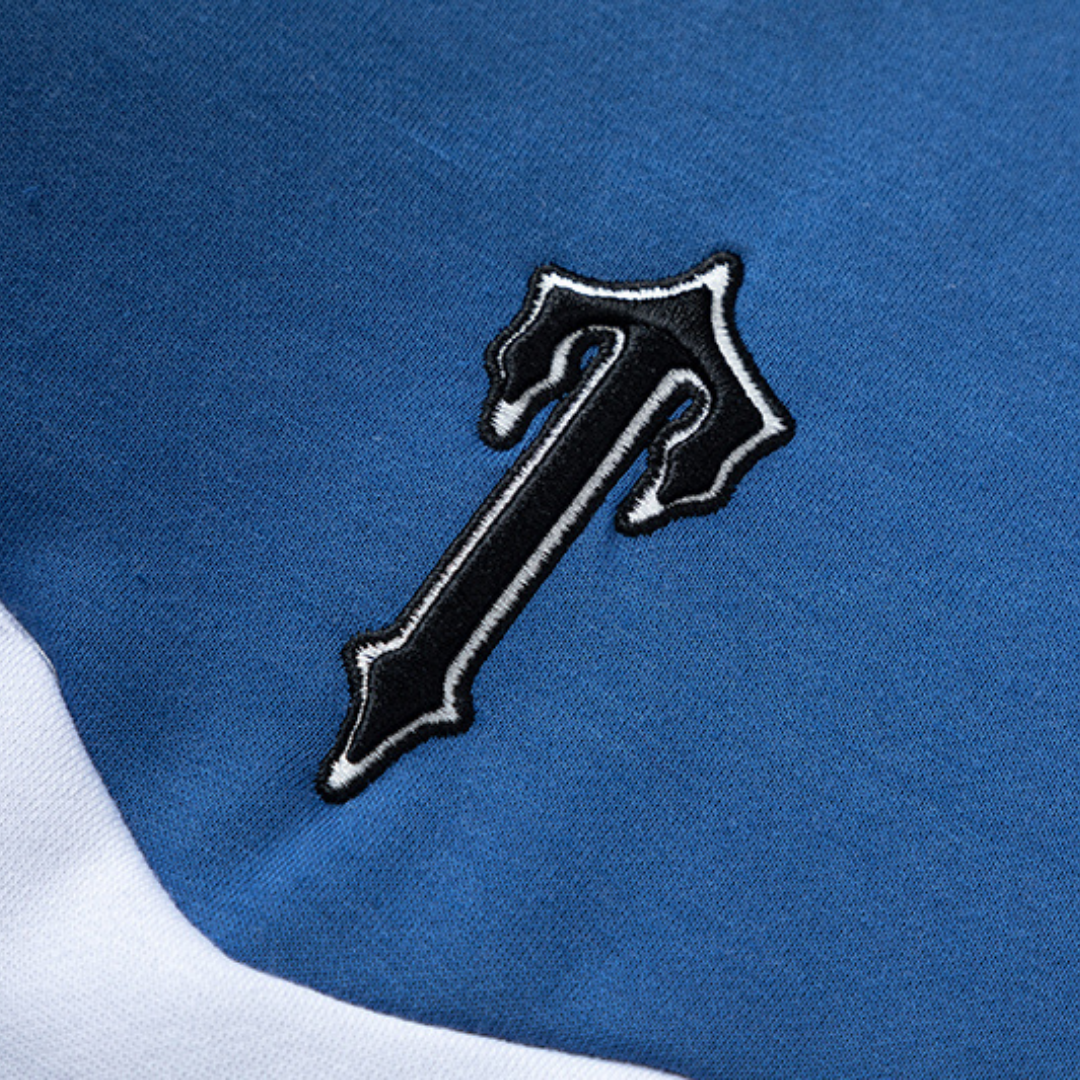 V-Stripe Hooded Blue Tracksuit · Nova Neta · Nova Neta