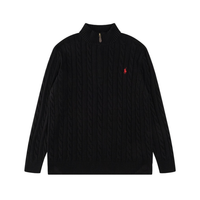 Camiseta Polo Ralph Lauren Negro Liso Negro Logo Rojo 4