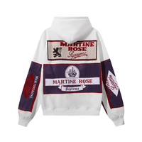 Buzo Supreme Blanco Etiquetas Tejidas