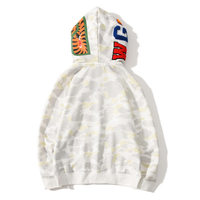 Bape Zip Hoodie Camo Blanco 3