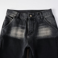 Amr Flared Black Jeans Negro