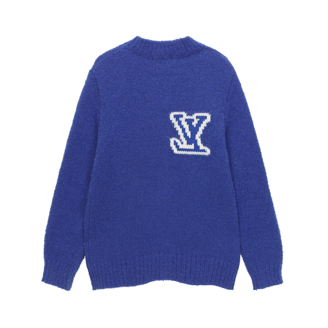 Monogram Sweater Cobrizo Monograma Blanco